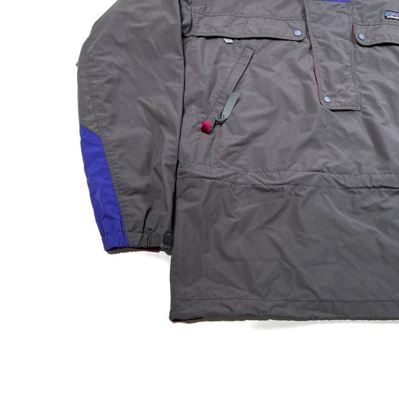 Vintage Patagonia Anorak Pullover Jacket Small 1990's Gray Men 85360 - Picture 2 of 9